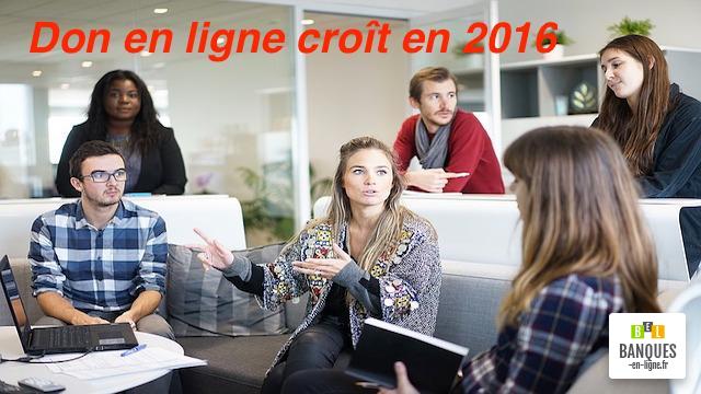 Don en ligne croissance soutenue en 2016