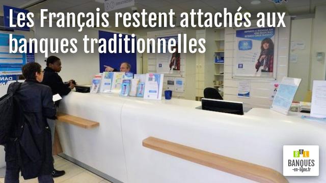 Français plutôt conservateurs vis à vis des banques traditionnelles
