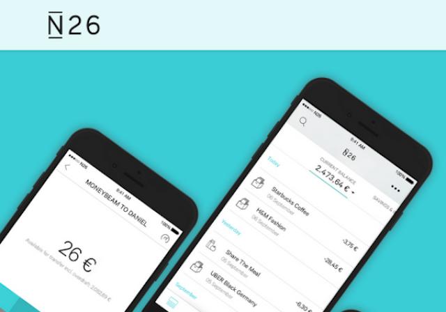 N26, Number 26, banque en ligne