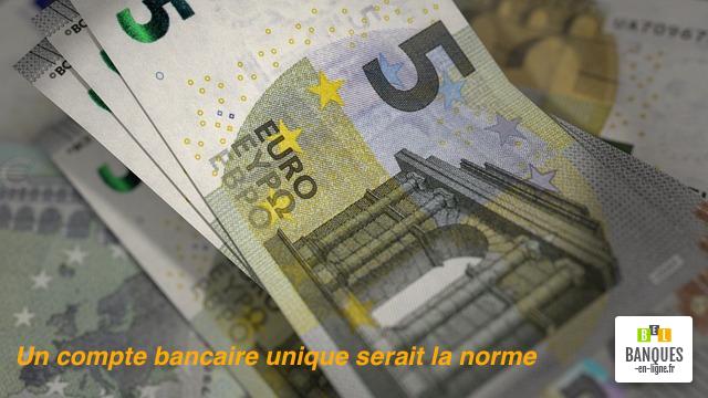 Posséder un unique compte bancaire reste la norme