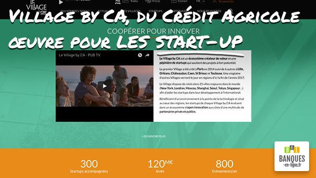 Village by CA, du Crédit Agricole œuvre pour les start-up