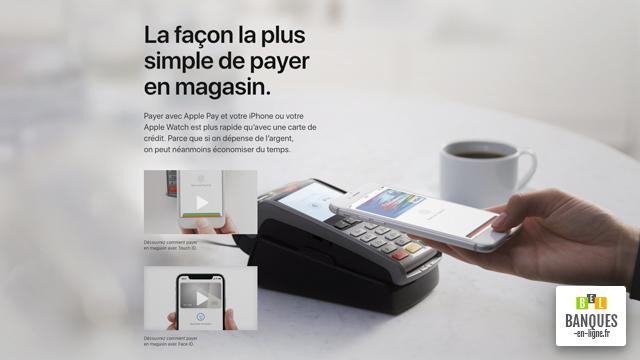 Apple Pay investit les banques en ligne