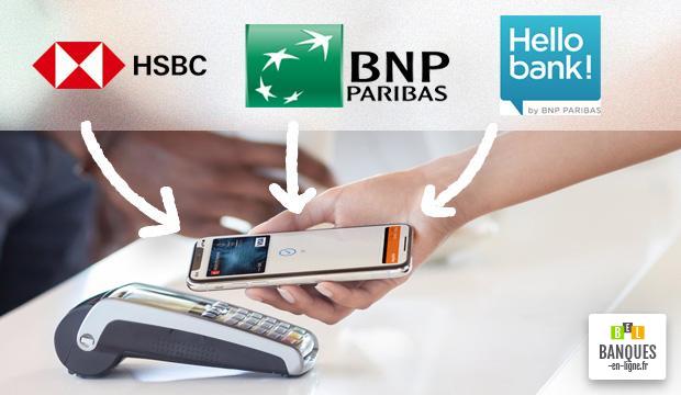 Apple Pay est disponible chez HSBC, BNP et Hello bank !
