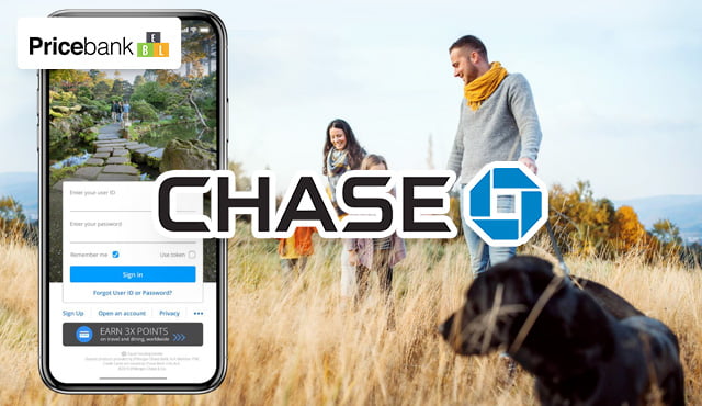 Appli mobile bancaire Chase