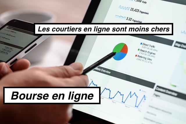bourse en ligne moins chere