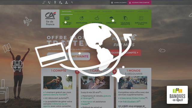 Crédit Agricole IDF propose une offre pour les globe-trotters