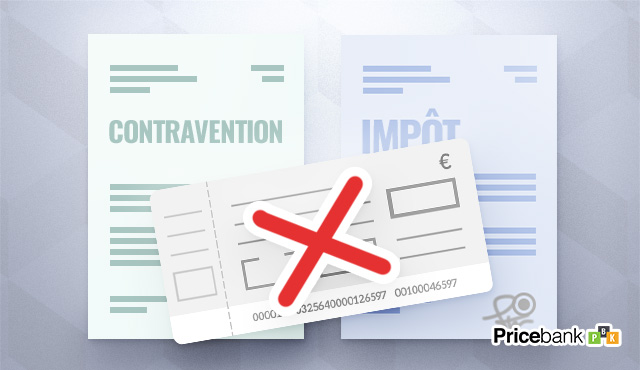 Fin du chèque pour payer impôts et amendes
