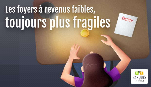 Les foyers à revenus faibles, toujours plus fragiles