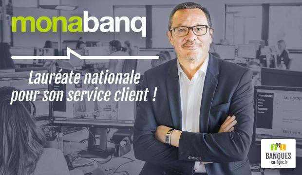 Monabanq lauréate nationale pour son service client