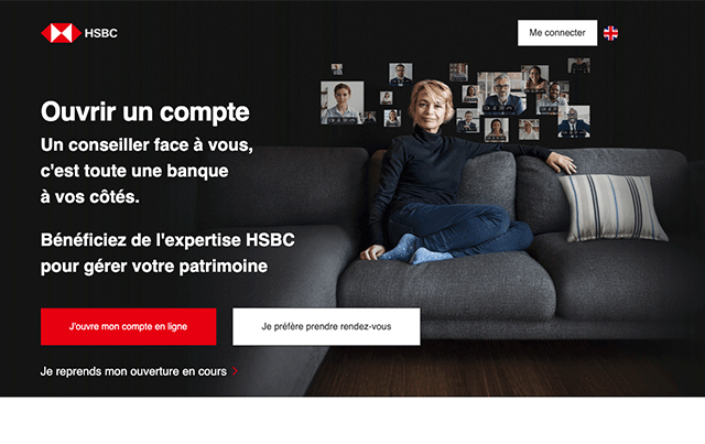 site internet de HSBC