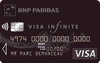 Carte bancaire Visa Infinite de BNP Paribas