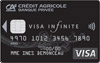 Carte bancaire Visa Infinite du credit agricole