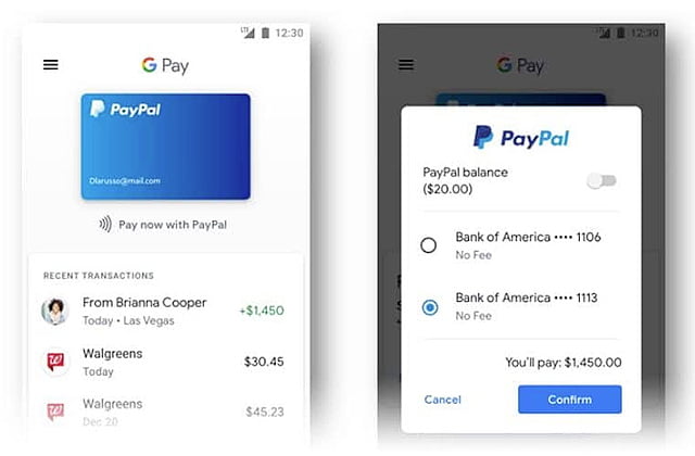 Lier son compte PayPal sur Google Pay