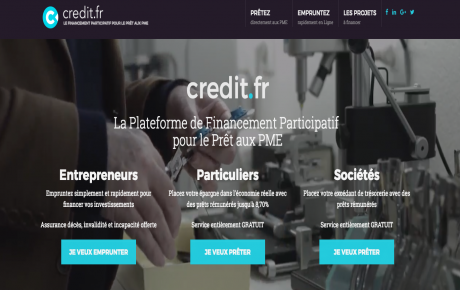 Crédit.fr plateforme de crowdlending