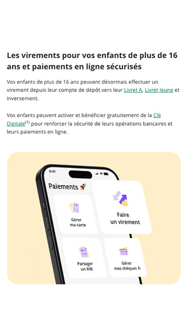 App enfant BNP Paribas
