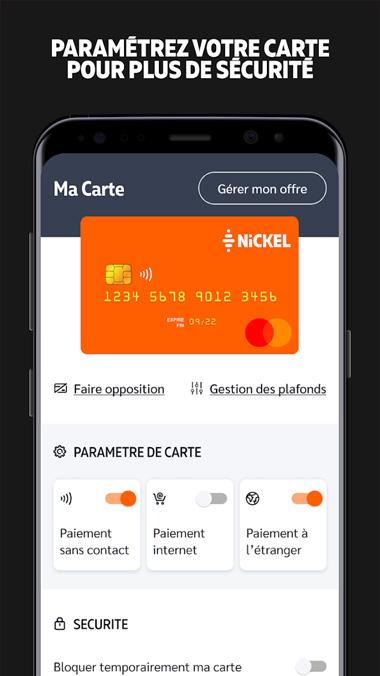 App Nickel - Compte pour tous